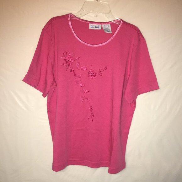 Blair Short Sleeve Tee Pink Size Small Vintage - Picture 1 of 6